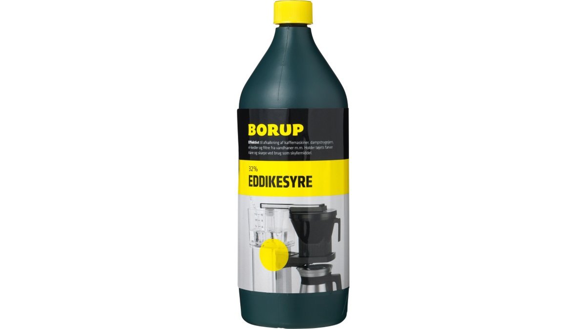 Eddikesyre 32%, Borup