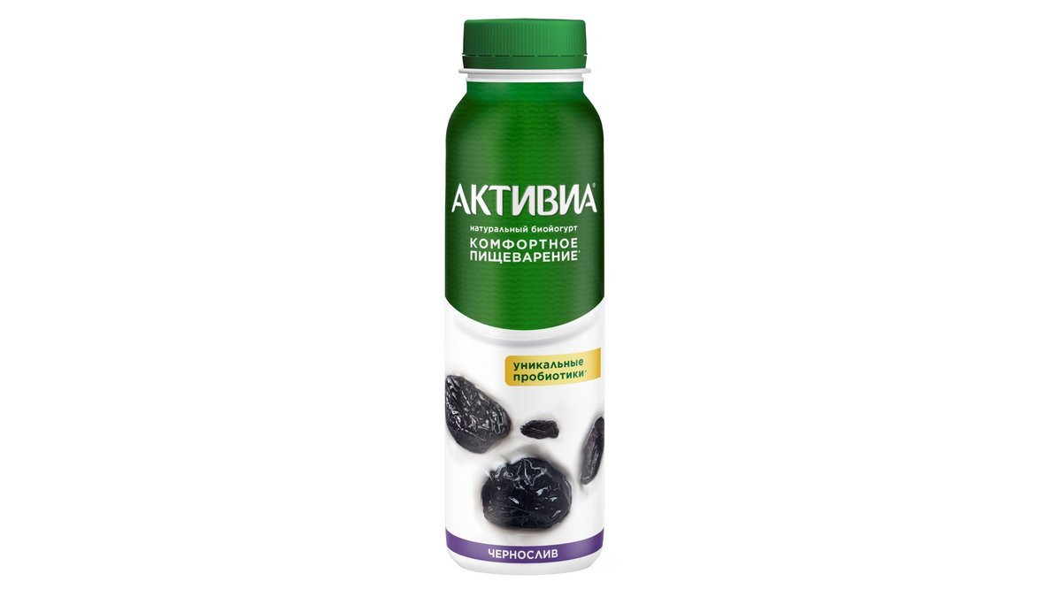Активиа Йогурт Питьевой Чернослив 2,1% 260Г