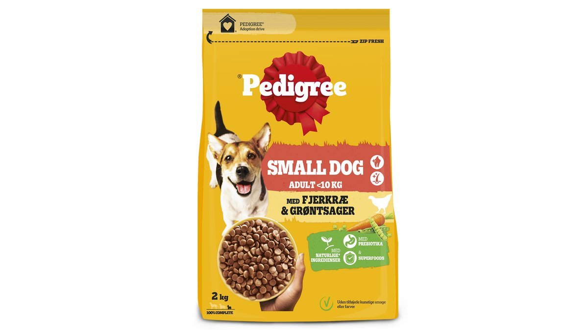 Pedigree Tørfoder Små Hunde Kylling