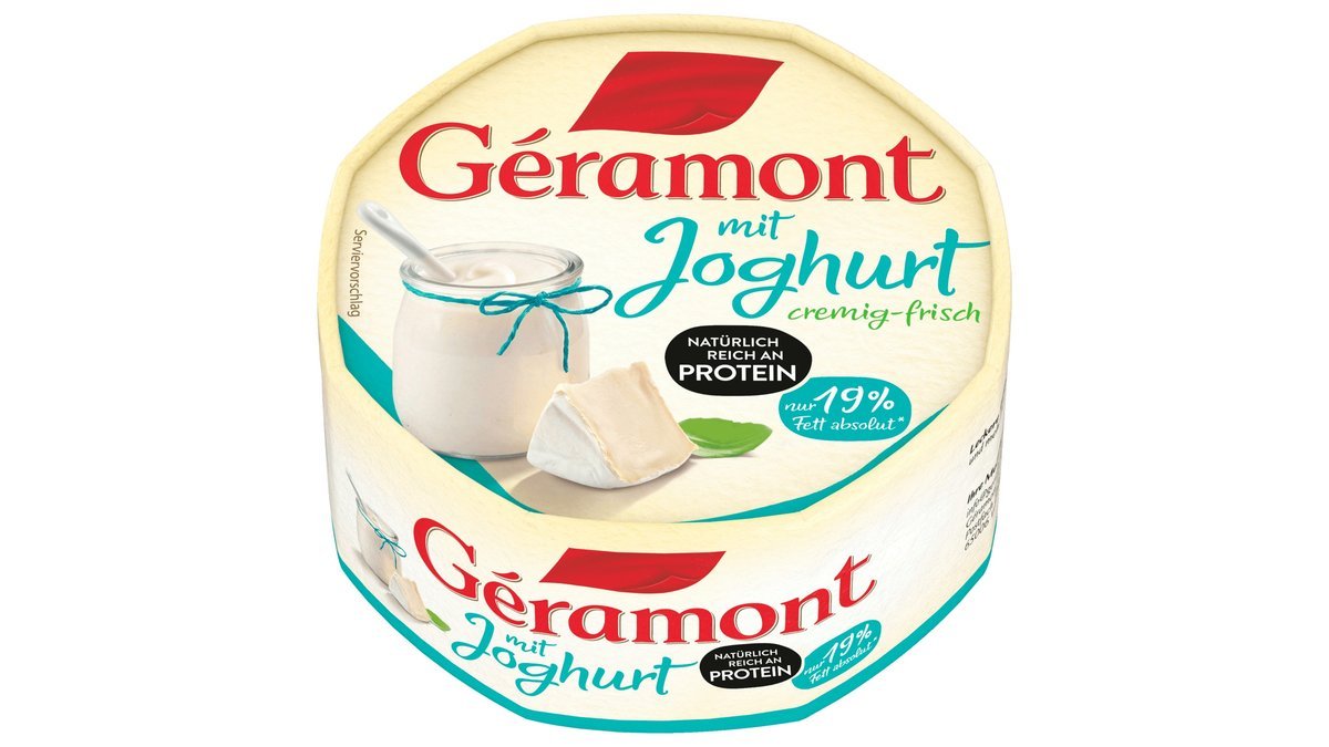 Géramont Weichkäse mit Joghurt 19% Fett, 200 g | Wolt Market Gesundbrunnen  | Wolt, image size:1200x675