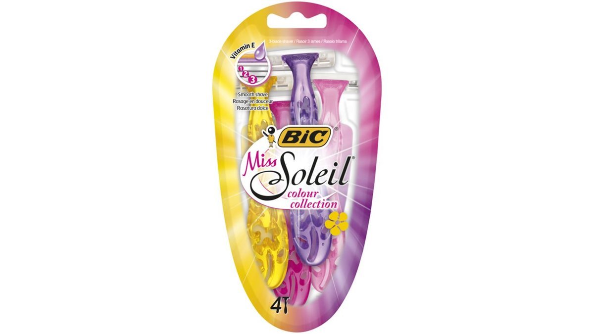 BIC varsiterä Miss Soleil Colour Collection 4-pack