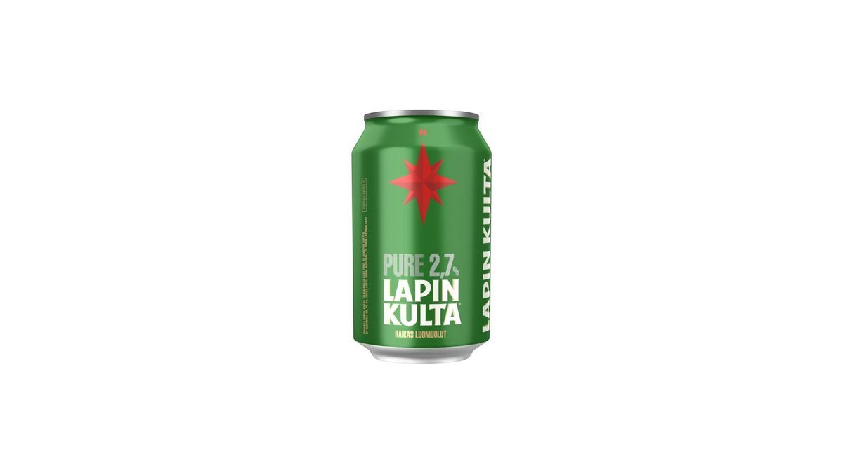 Lapin Kulta 2,7% Pure olut 330ml