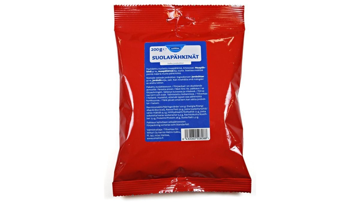 Eldorado suolapähkinä 200g