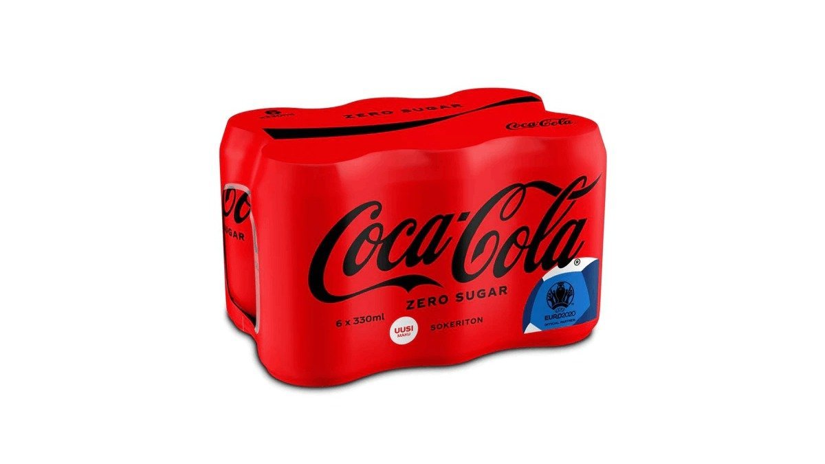 Coca-Cola Zero Sokeriton virvoitusjuoma 6-pack 6x330ml