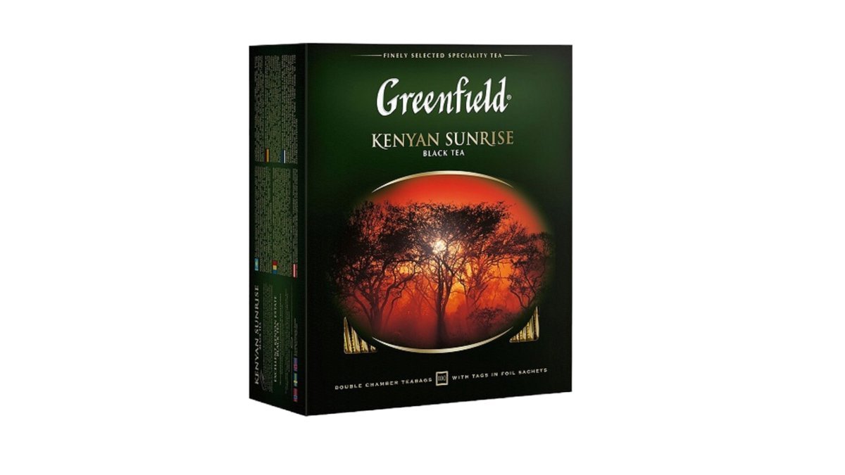 Greenfield Kenyan Sunrise, 100 Пакетиков