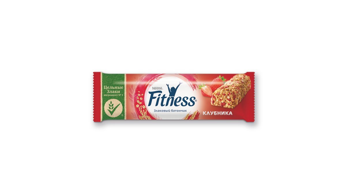 Батончик Nestle fitness злаковый клубника 23,5г