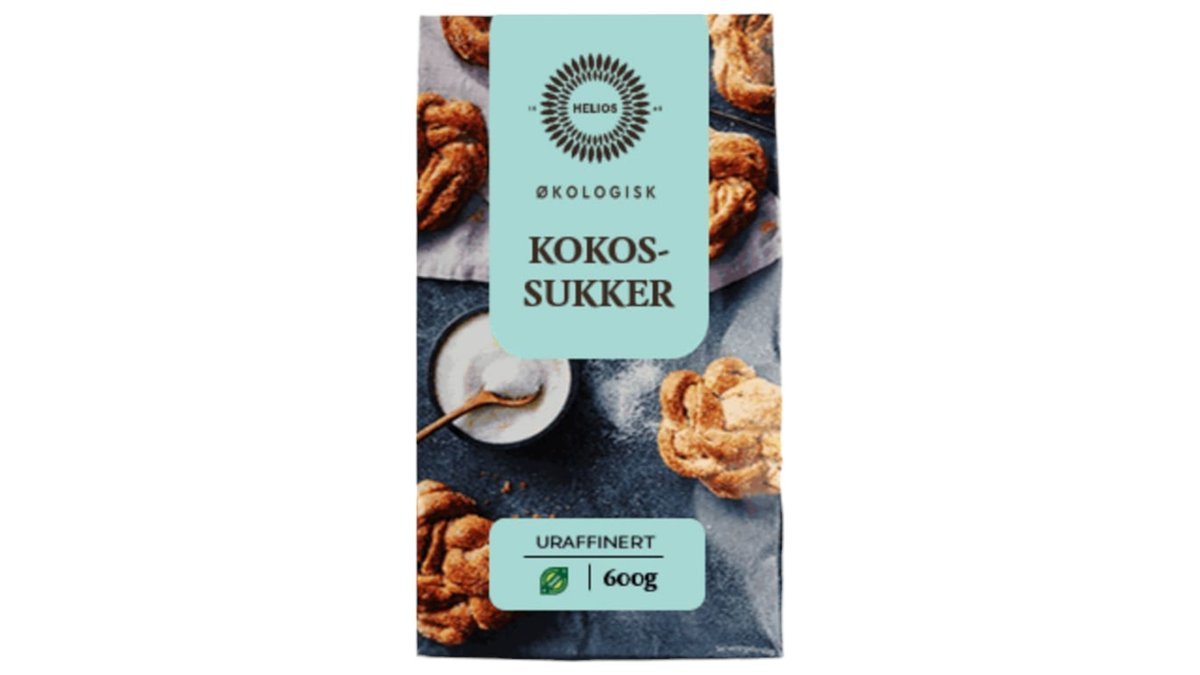 Helios Kokossukker, 600 g ØKO