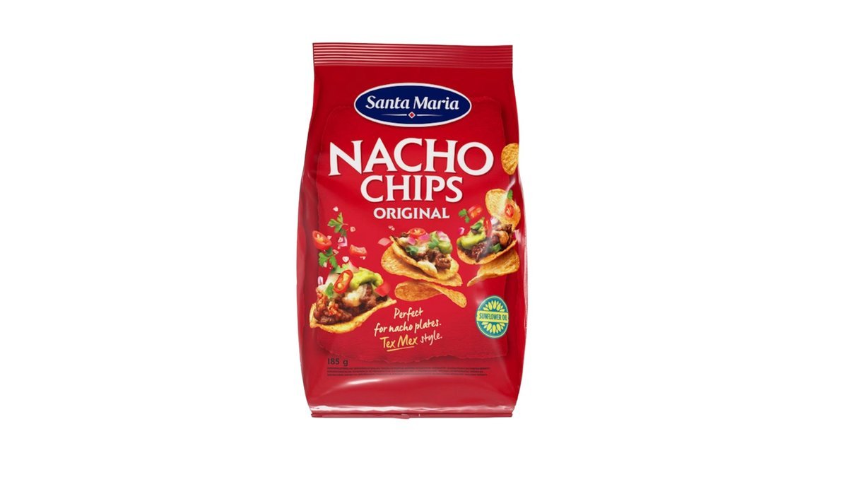 Santa Maria Nacho Chips maissilastut 185g