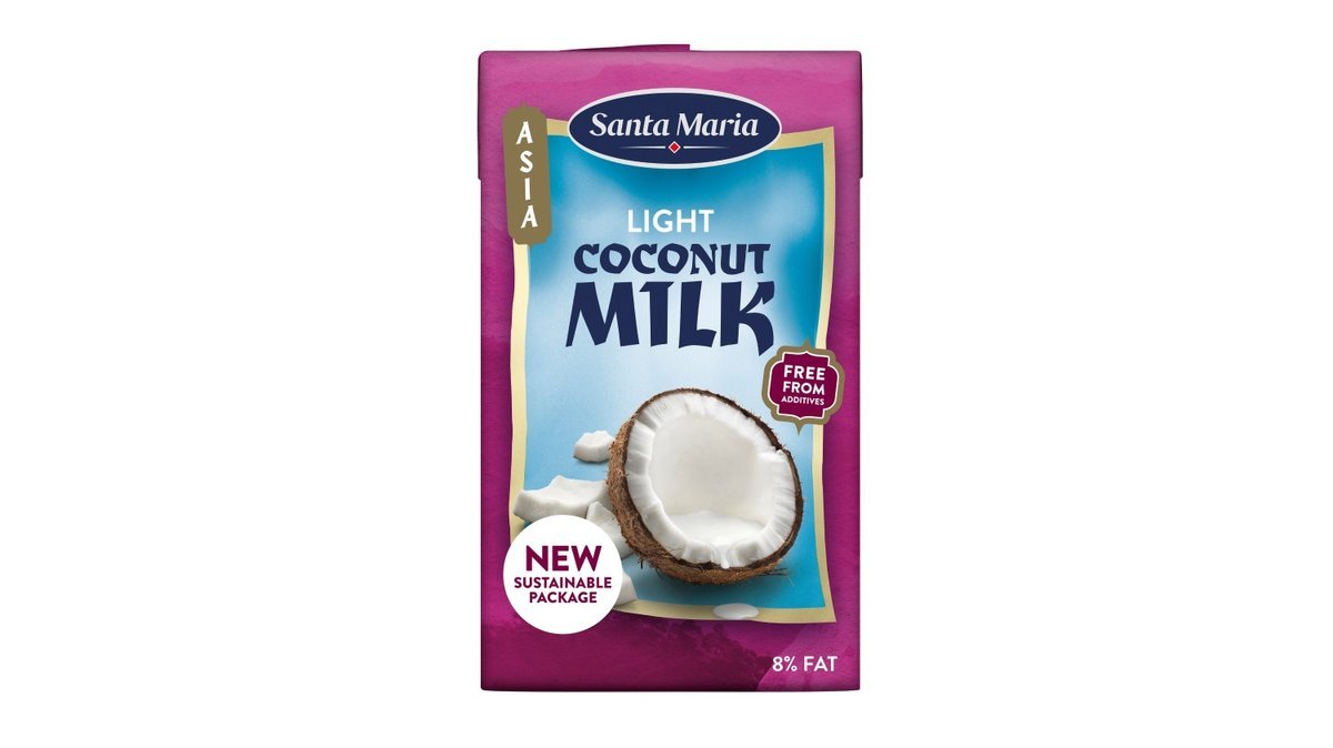 Santa Maria Coconut Milk Light Kookosmaito Vähärasvainen 250 ml
