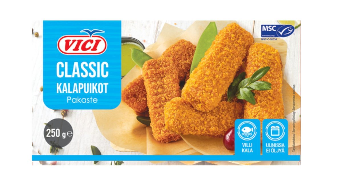 Vici Classic MSC kalapuikot 40% pakaste 250g