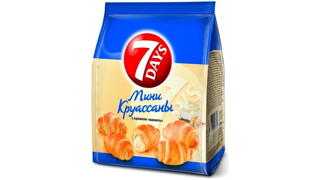 7Days 200Г. Мини Круассаны C Ванильным Вкусом
