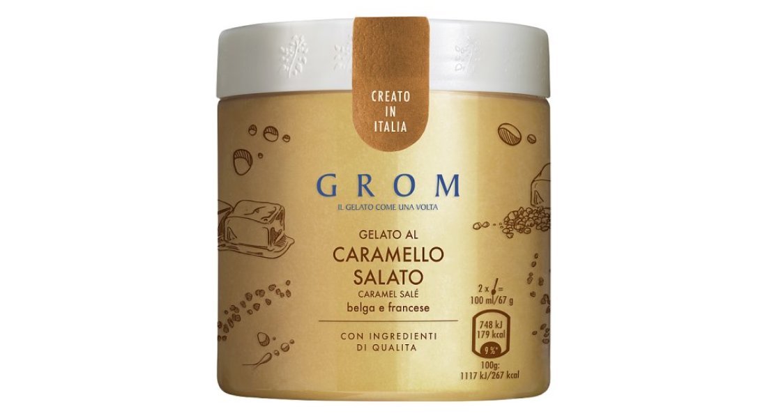 Grom Slaný karamel, 460 ml