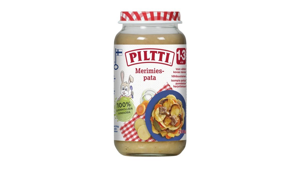 Piltti Merimiespataa 250g 1-3v