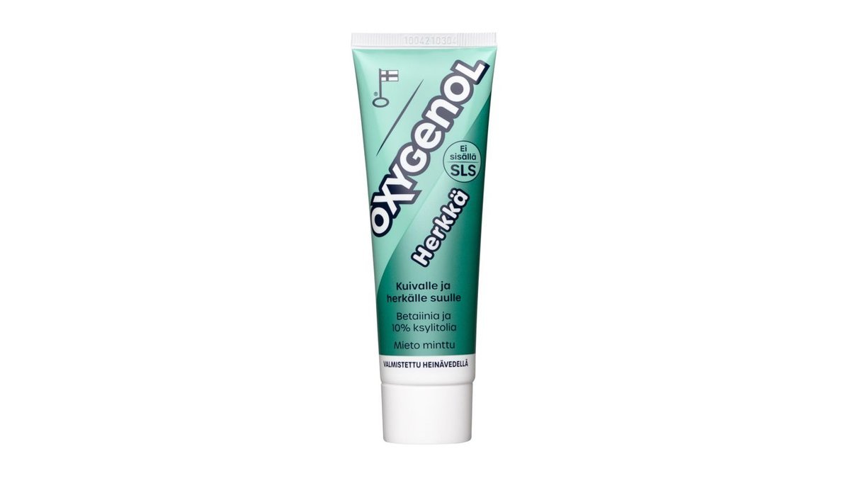Oxygenol 75ml Herkkä hammastahna