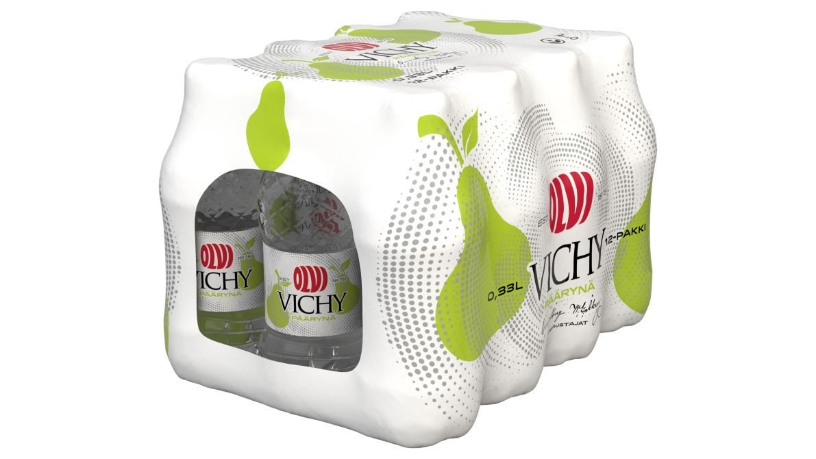 OLVI Vichy Päärynä kivennäisvesi 330ml 12-pack