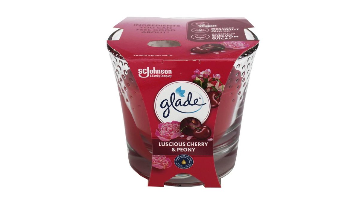 Glade Duftlys Cherry & Peony, 112 g