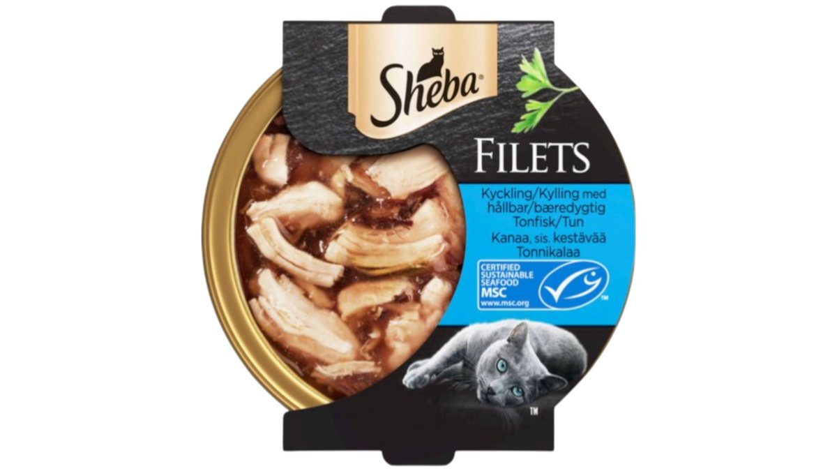 Sheba Kattemat Kylling & Tunfisk Filet, 60 g