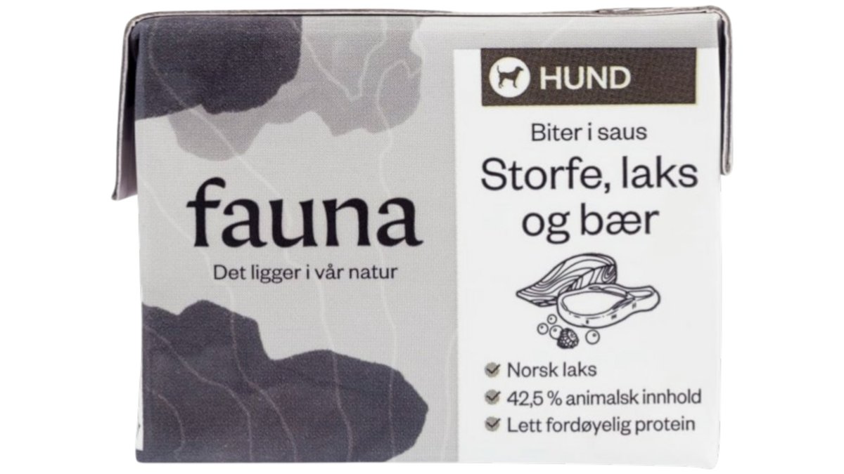 Fauna Våtfor Hund Storfe & Bær, 90 g