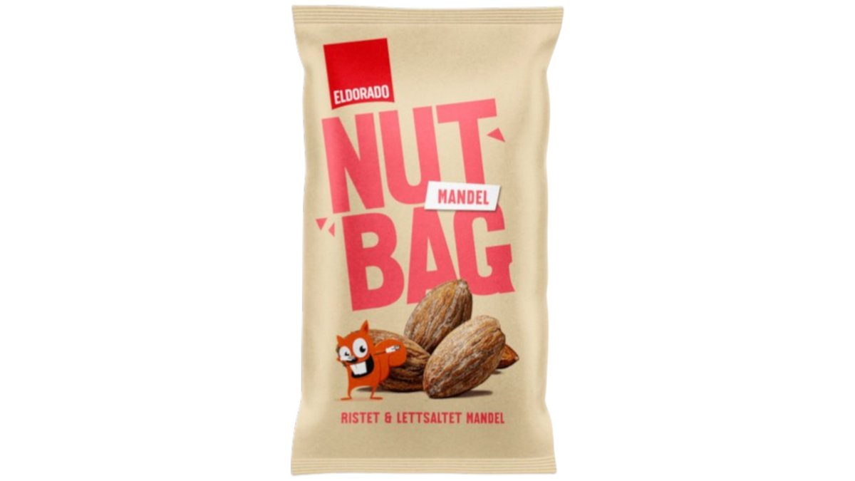 Eldorado Mandler Tørristet & Lettsaltet, 50 g