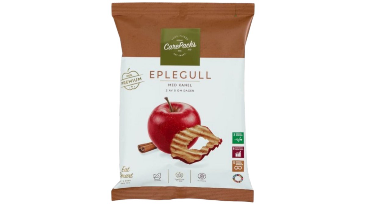 CarePacks Eplegull M/kanel, 30 g