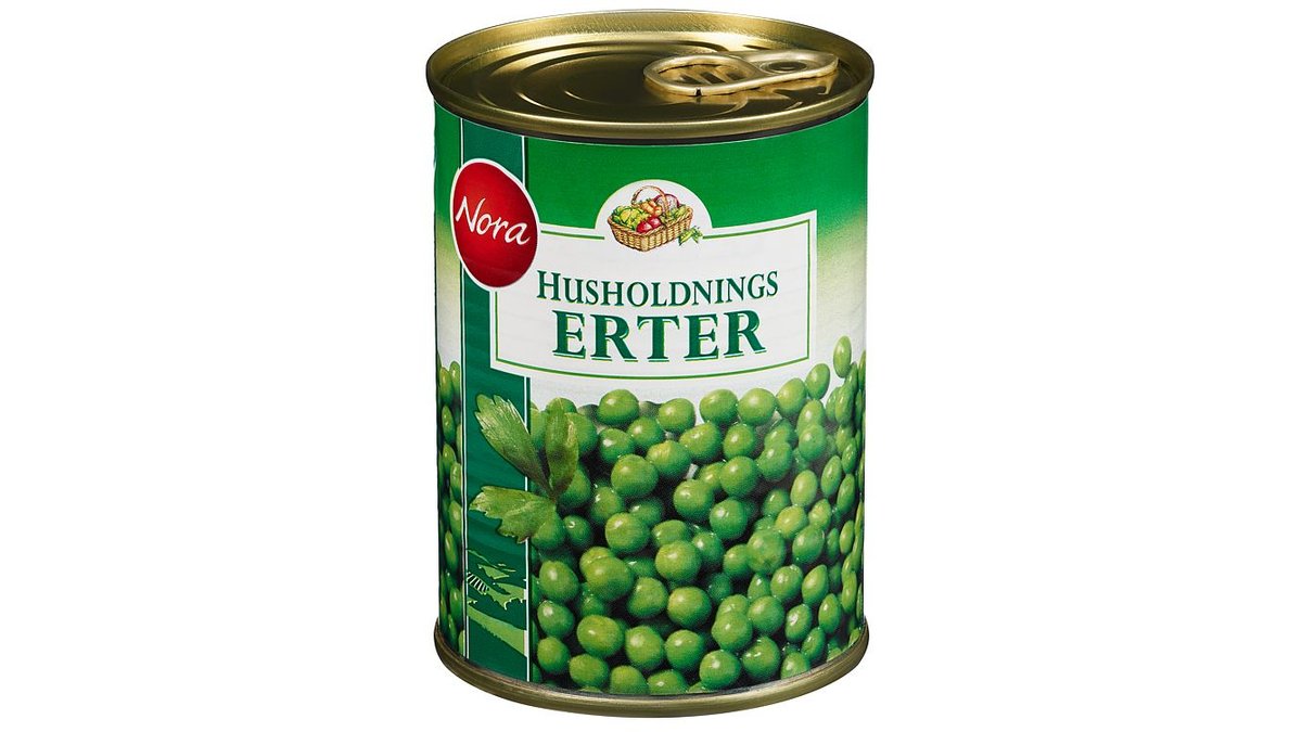 Nora Husholdningserter, 410 g