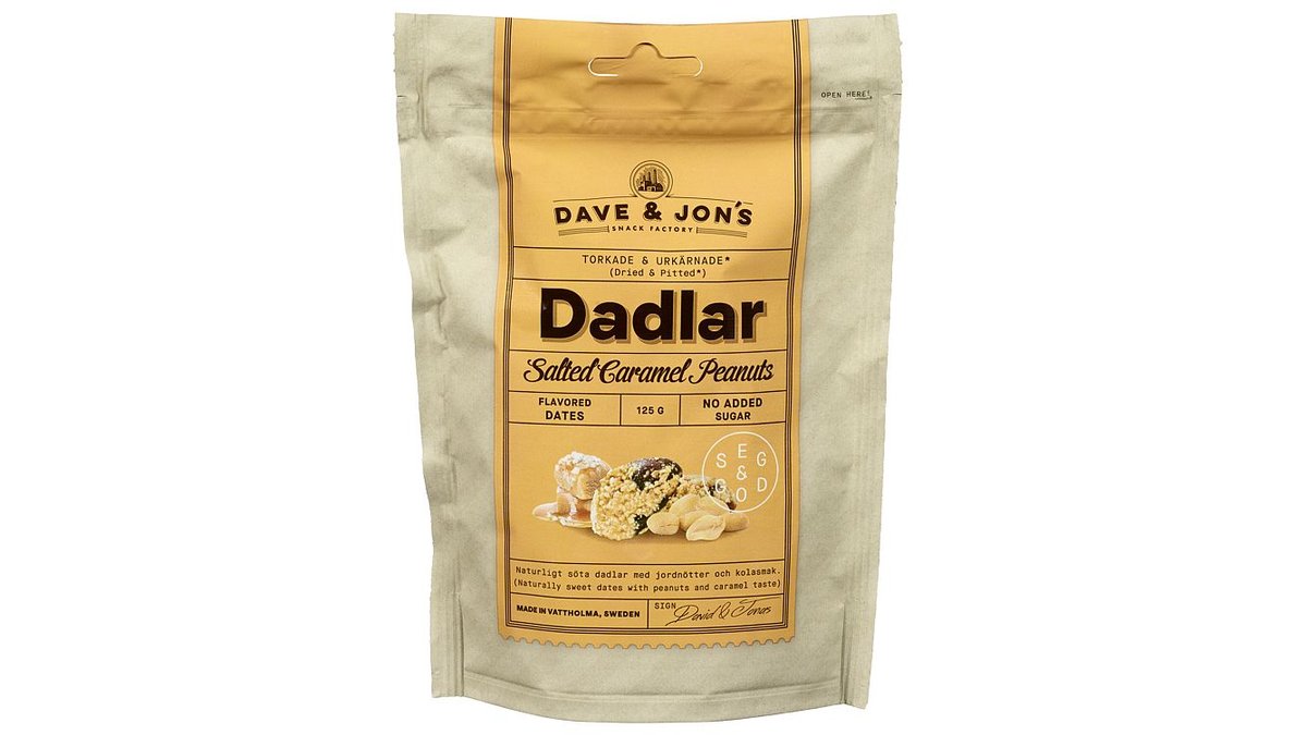 Dave & Jon's Dadler Salted Caramel Peanut, 125 g