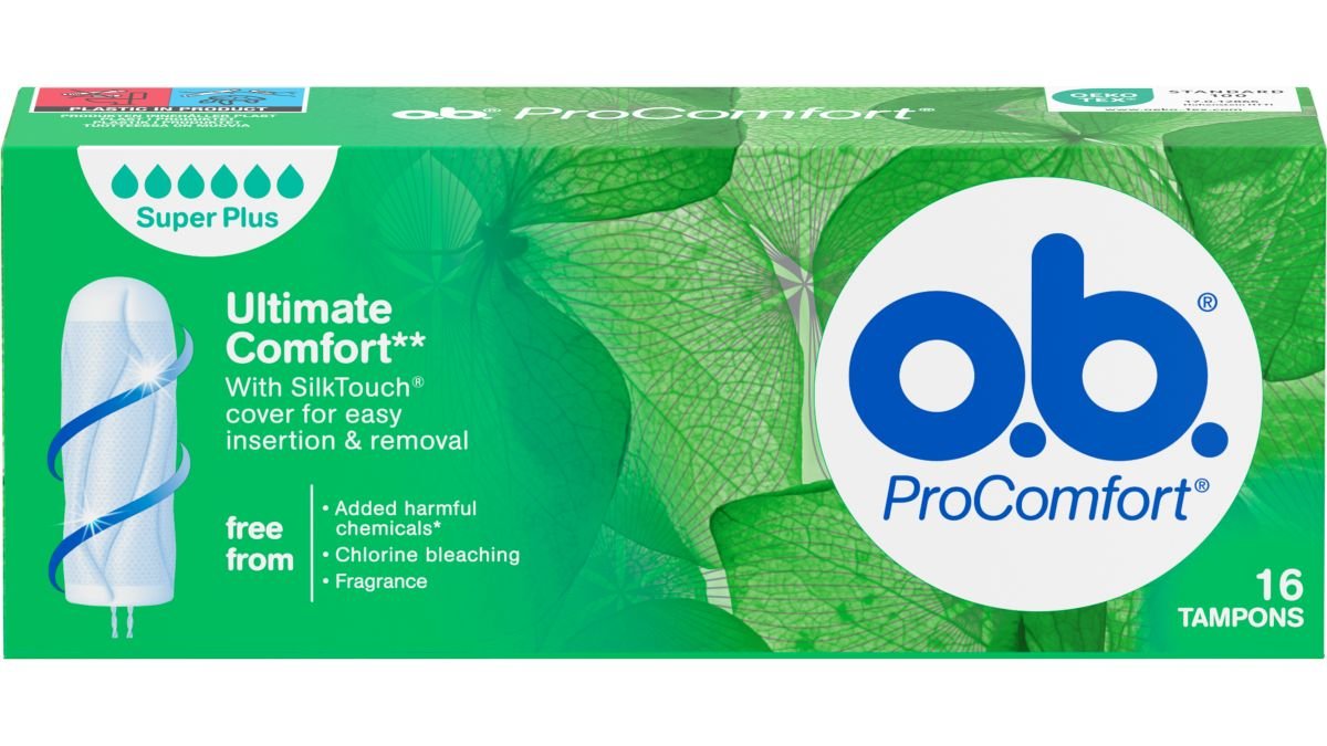 O.B. Tamponger Procomfort Super Plus, 16-pack