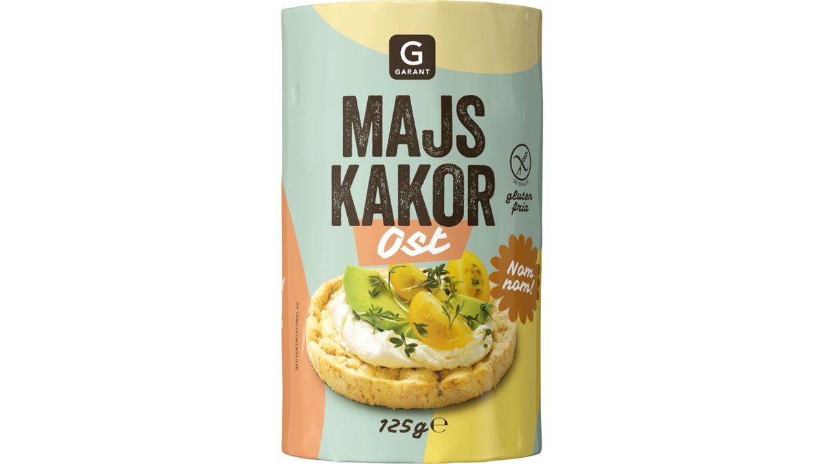 Garant Majskakor Ost, 125 g