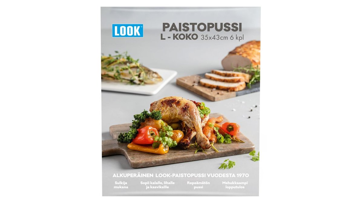 Look Paistopussi L-koko 35cmx43cm 6kpl