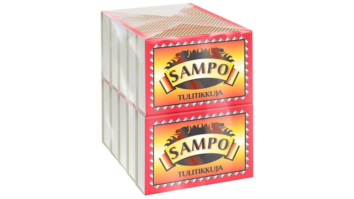 Sampo 81g tulitikku 10 rasian puntti