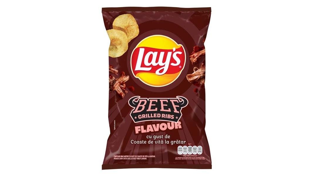 Lay'S Chips Grilled Beef Ribs 125G | Carrefour Hypermarket Calea ...