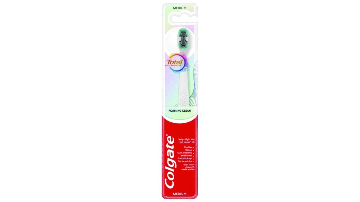 Periuta De Dinti Colgate Total Foaming Clean Medium Single | Carrefour ...