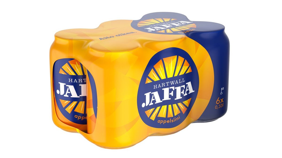 Hartwall Jaffa Appelsiini virvoitusjuoma 6-pack 6x330ml
