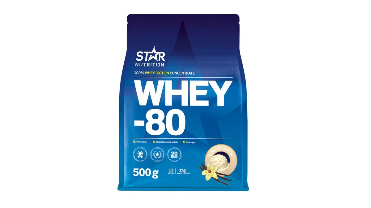 Star Nutrition Whey-80 Vanilla 500g