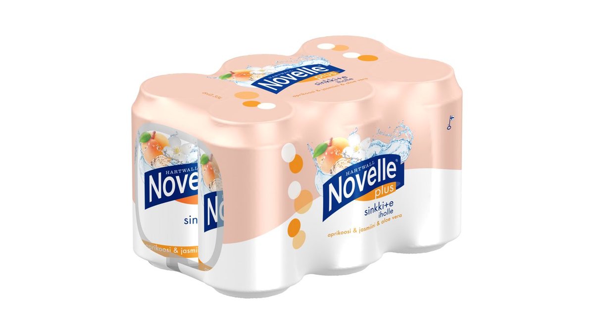 Hartwall Novelle Plus Sinkki +E 330mltlk 6-pack