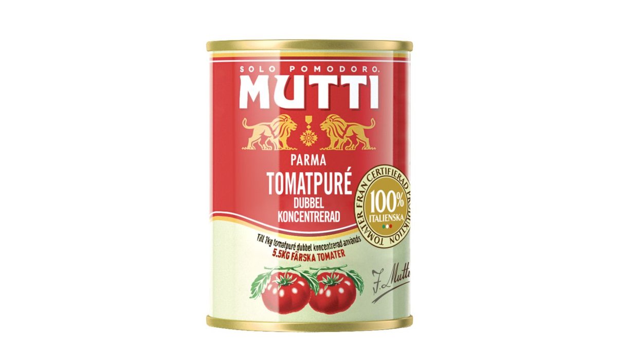 Mutti tuplakonsentroitu tomaattipyree 140g