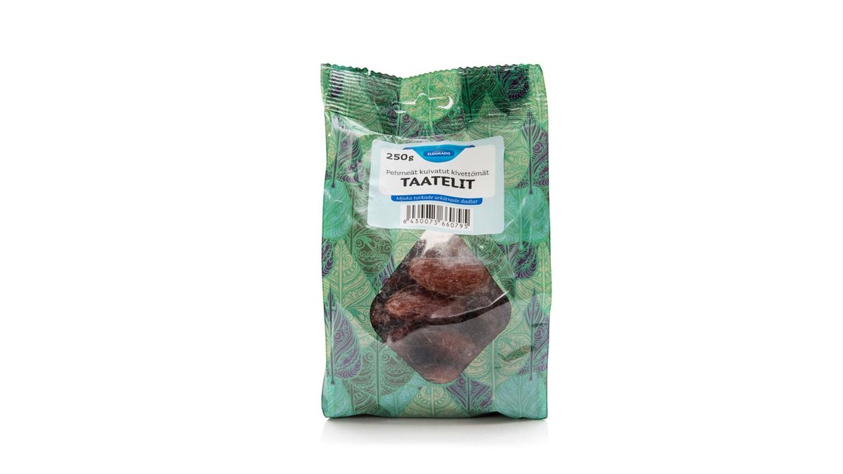 Eldorado pehmeät kuivatut kivettömät taatelit 250g