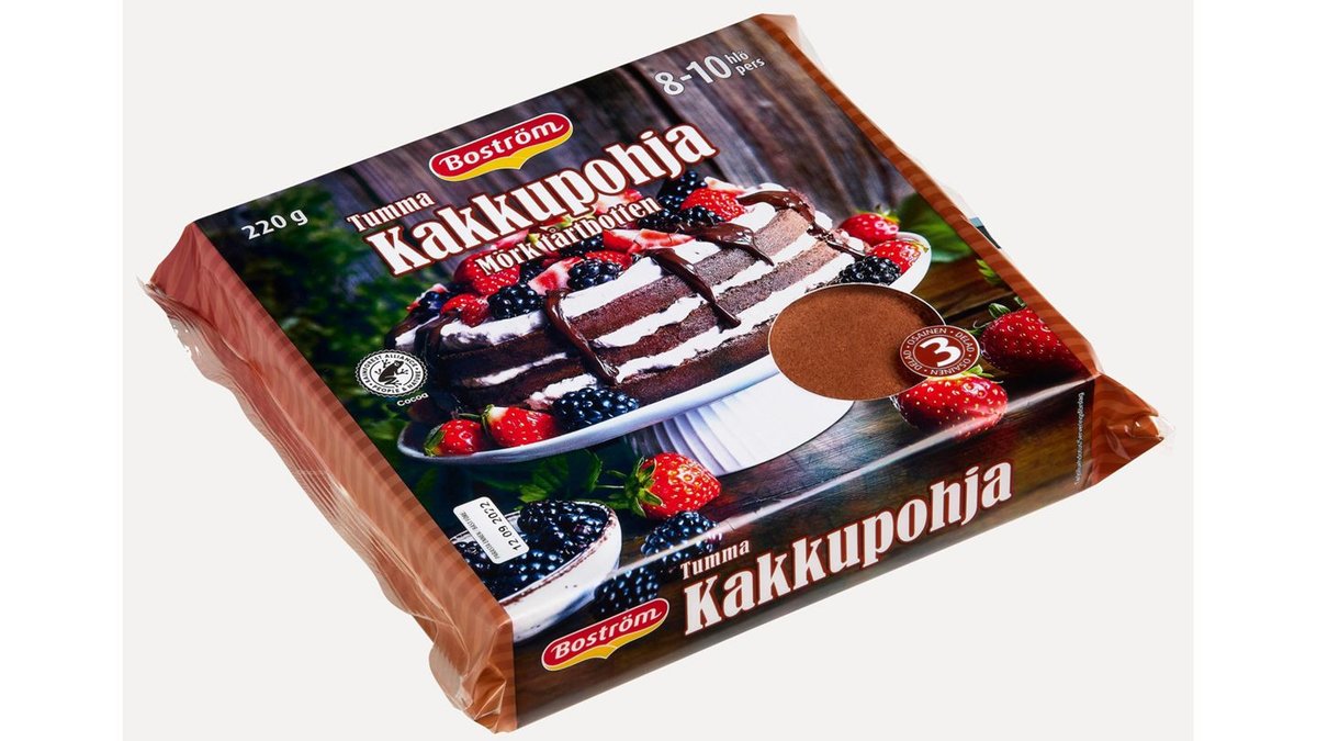 Boström Tumma Kakkupohja 220 g