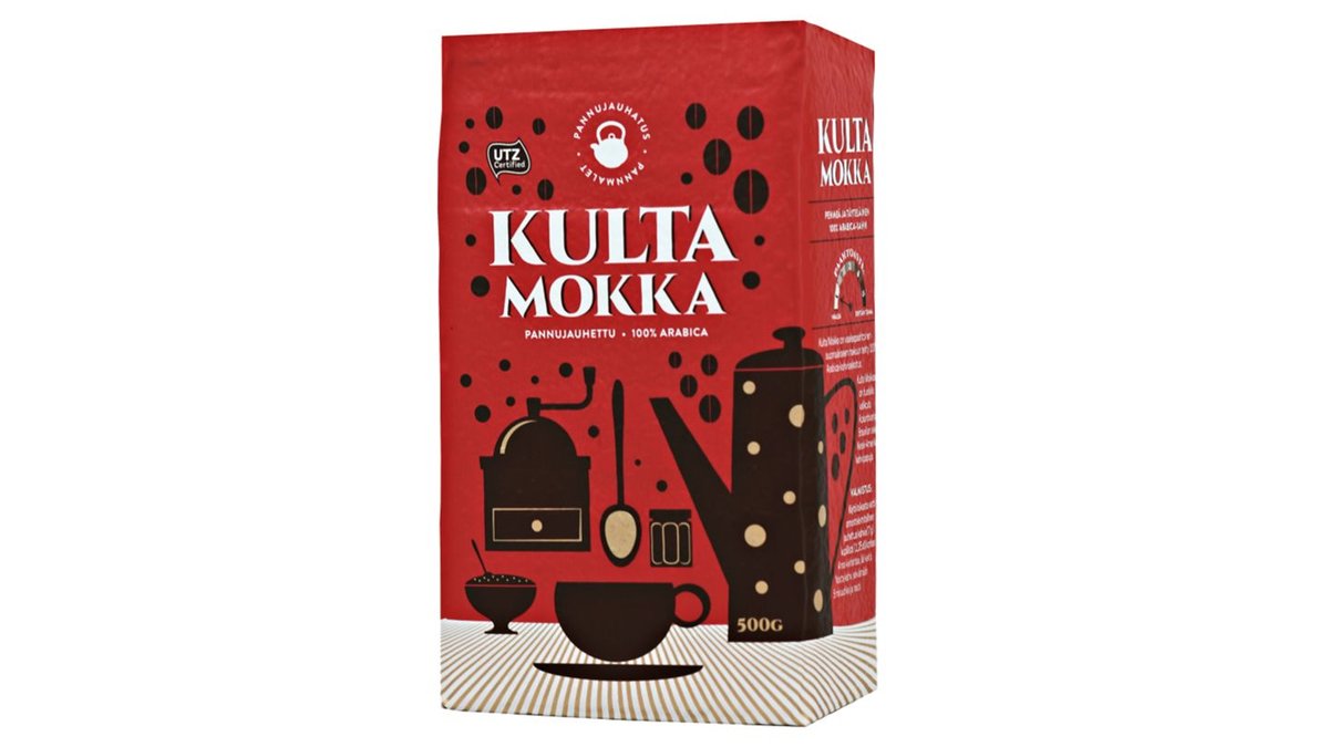 Kulta Mokka pannujauhettu kahvi 500g
