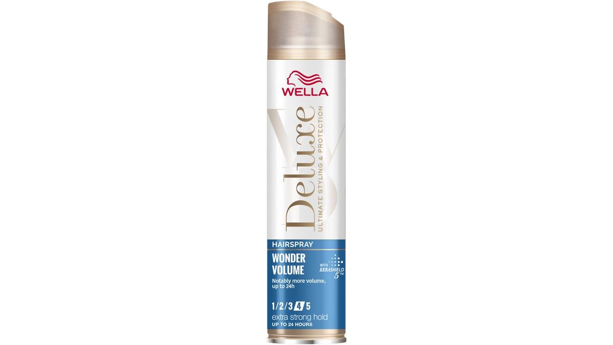 Wella Deluxe 250 ml Wonder Volume hiuslakka Extra strong 4
