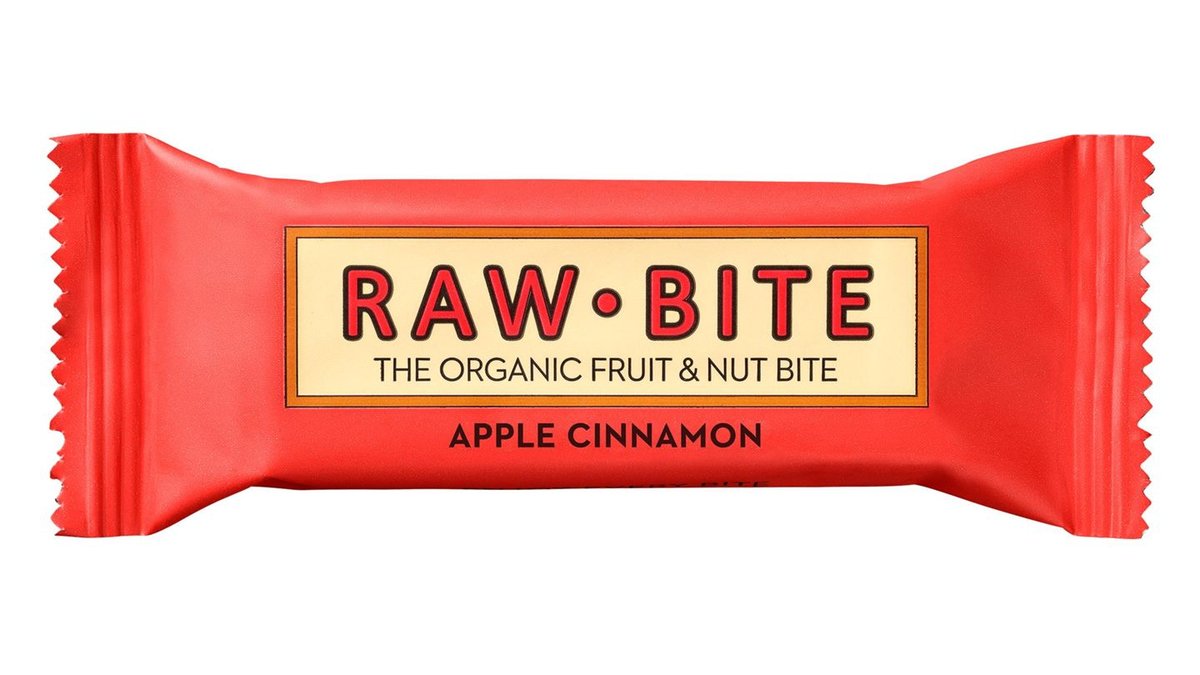 Rawbite Apple Cinnamon hedelmä-pähkinäpatukka 50g
