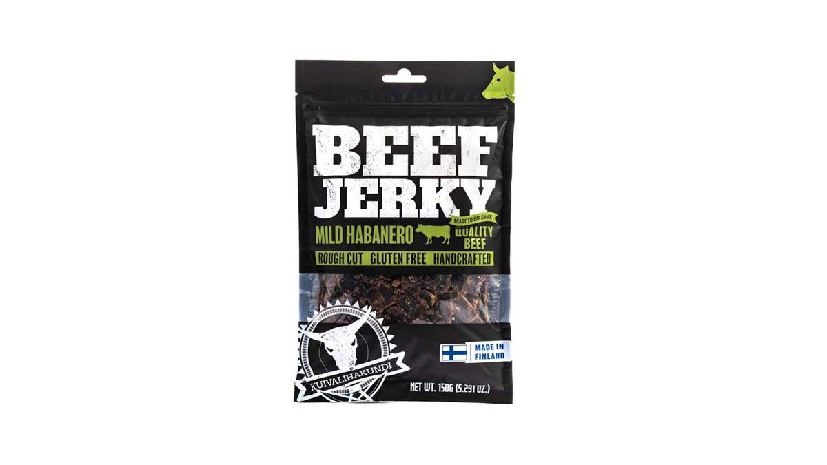 Kuivalihakundi Beef Jerky Mild Habanero 150g