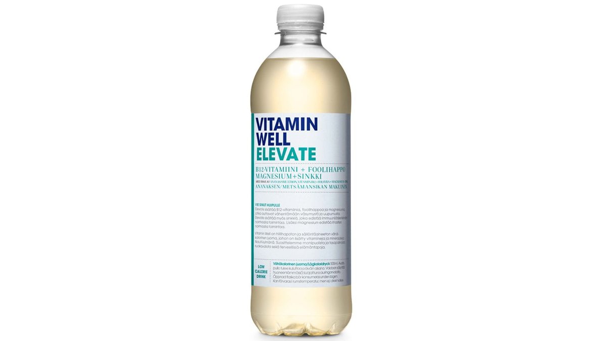 Vitamin Well Elevate hyvinvointijuoma 500ml