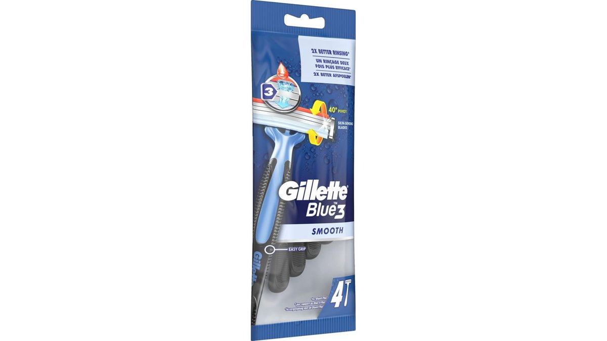Gillette 4kpl Blue3 Smooth varsiterä