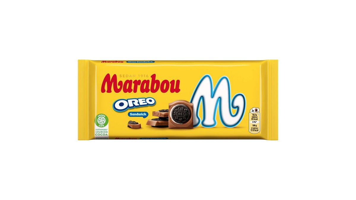 Marabou Oreo Sandwich suklaalevy 92g