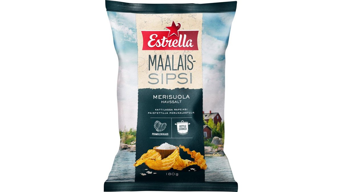 Estrella Merisuola Maalaissipsi 180g