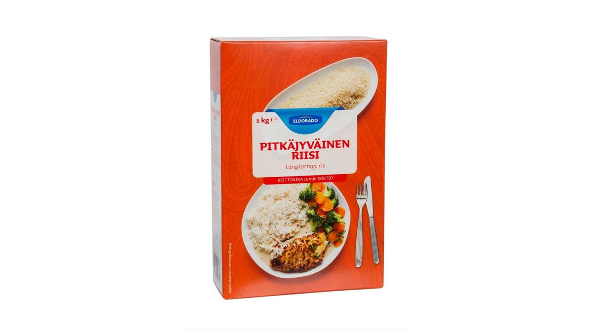 Eldorado Pitkäjyväinen riisi 1kg
