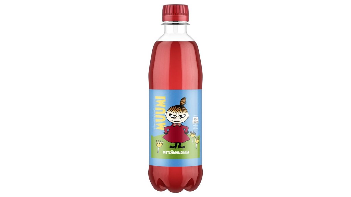 Muumi Metsämansikka virvoitusjuoma 500ml
