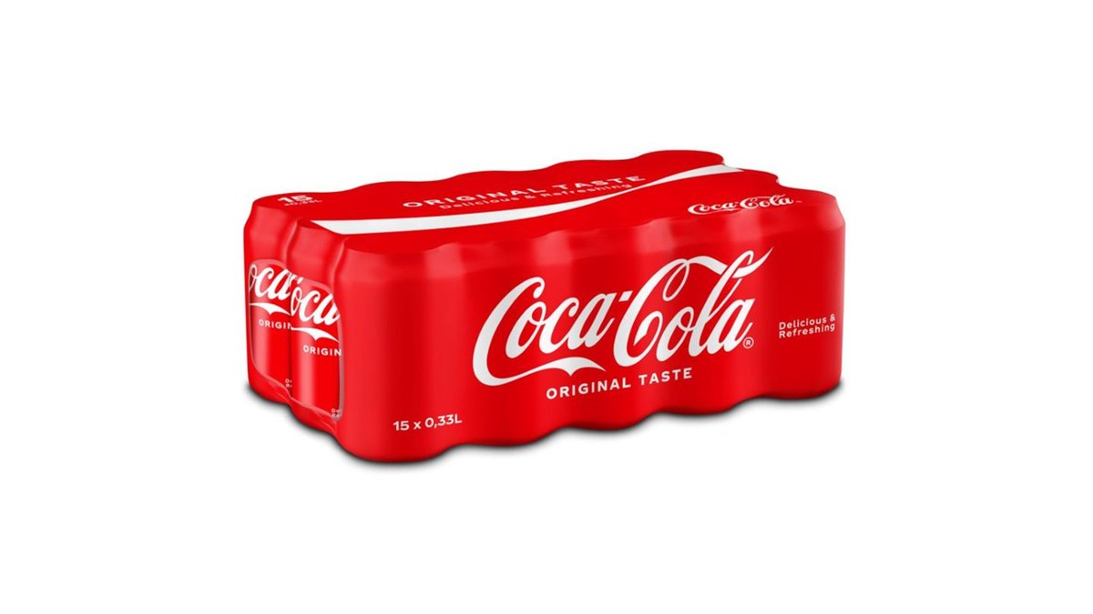 Coca-Cola virvoitusjuoma 330ml 15-pack