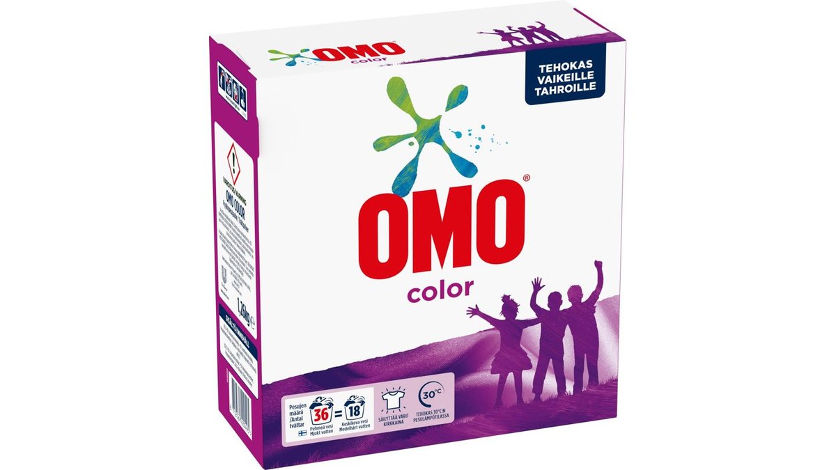 Omo pyykinpesujauhe Color 1,26kg